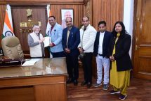 Ranchi Press Club delegation met Jharkhand Governor Santosh Gangwar