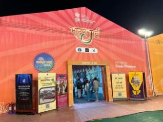 The Publications Division brought India's intellectual heritage to life at Bharat Parv near the Red Fort.