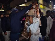 The district administration set an example of compassion and service on a cold night.