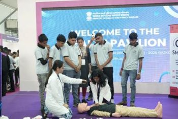 The health pavilion at Vibrant Gujarat Regional Exhibition-2026 concluded successfully with strong public participation and a positive impact.