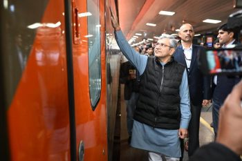 Union Minister Ashwini Vaishnav inspected the Vande Bharat sleeper train at New Delhi Railway Station.