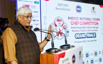Young chefs are the torchbearers of India's culinary heritage Shri Gajendra Singh Shekhawat