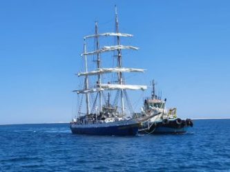 INS Sudarshini makes historic arrival at Safaga Port, Egypt during Lokayan-26