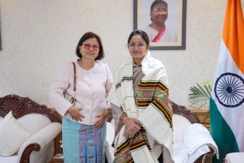 Smt. Annapurna Devi discussed issues related to the welfare and well-being of women and children with the Women and Child Development Minister of Mizoram