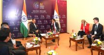 Union Minister Dr Jitendra Singh held a bilateral meeting with UK Minister for AI and Online Safety, Mr Kanishka Narain, on the sidelines of the India AI Impact Summit