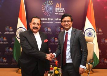 Union Minister Dr Jitendra Singh held a bilateral meeting with UK Minister for AI and Online Safety, Mr Kanishka Narain, on the sidelines of the India AI Impact Summit