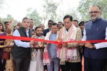 Union Minister Sarbananda Sonowal inaugurated three projects to promote inland waterways on the Brahmaputra (NW2) in Dibrugarh, Assam