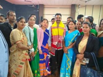 Union Minister of State for Rural Development Shri Kamlesh Paswan participated in the tree plantation programme titled Ek Ped Maa Ke Naam in Majuli, Assam