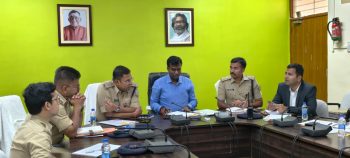 A meeting held in light of the directives issued by Honorable Chief Minister Hemant Soren regarding the maintenance of law and order and security arrangements during the upcoming festivals.