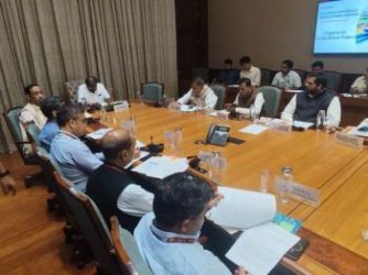 A meeting of the Consultative Committee of the Ministry of Heavy Industries, chaired by Union Minister Shri H.D.