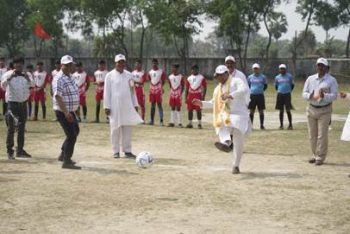 Dr. Sukanta Majumdar chairs football distribution program in West Bengal;Football for Schools (F4S) program completed in 33 statesunion territories