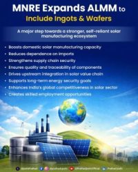 Government Extends ALMM Framework to Solar Ingots and Wafers
