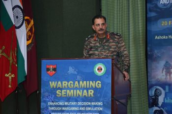 Indian Army organised a National Conference on “Strengthening Military Decision-Making Capabilities through War Games and Simulation”