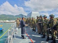 Indian Navy Ship Trikand has completed its port call at Port Victoria, Seychelles.