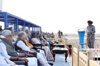 President observes exercise 'Vayu Shakti-2026' at Pokhran firing range