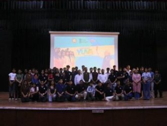 The Evolve India Youth Connect program continues in Delhi colleges;youth participation has increased