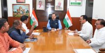 Union Minister Dr. Jitendra Singh met with delegations of employee organizations,