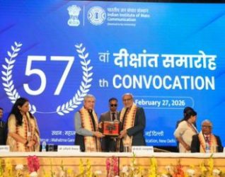 “Write the truth fearlessly to build a developed India,” said the Vice President at the 57th Convocation of the Indian Institute of Mass Communication.