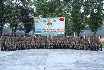 An Indian Army contingent has departed for the India-Uzbekistan joint military exercise 'Dustlik'.