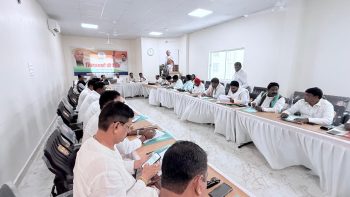 An important review meeting of Congress with the district presidents of districts and metros in Ranchi