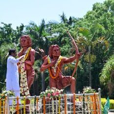 Chief Minister Shri Hemant Soren paid tribute to the brave martyr Sido-Kanhu