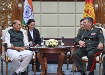 Defence Minister held bilateral meetings with his Kyrgyz, Kazakh and Belarusian counterparts in Bishkek with an aim to further strengthen defence cooperation