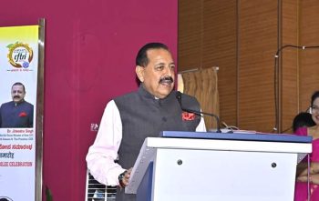 Dr. Jitendra Singh laid the foundation stone for 30 single-occupancy hostel rooms for trainees at the Central Food Technological Research Institute, Mysuru.