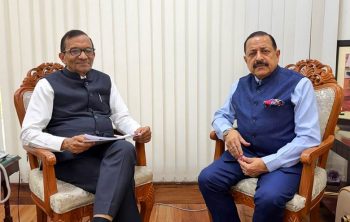 Dr. Jitendra Singh reviewed the plan to establish space laboratories in universities and colleges across India; seven such laboratories will be set up in the first phase.