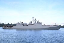 Indian Naval Ship Trikand arrives in Mombasa, Kenya.
