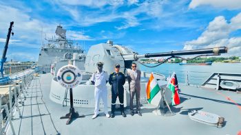 Indian Naval Ship Trikand arrives in Mombasa, Kenya.