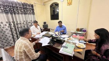 Inspection of Namkum Circle Office by DC Ranchi, Shri Manjunath Bhajantri