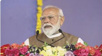 Prime Minister Shri Narendra Modi laid the foundation stone for, inaugurated, and dedicated to the nation development projects worth over ₹20,000 crore at Vav-Tharad in Gujarat.