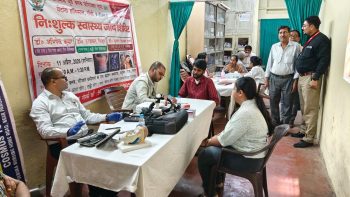 The Cosmos Youth Club Charitable Trust organized a free medical camp in Lalpur.