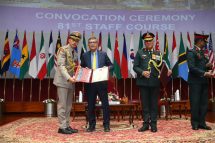 The Defence Secretary attended the Convocation Ceremony of the 81st Staff Course at the Defence Services Staff College (DSSC) in Wellington.