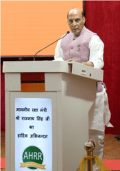 The Defense Minister laid the foundation stones for centers for ophthalmology, oncology, and joint replacement at the Army Hospital (Research and Referral) in Delhi Cantt.