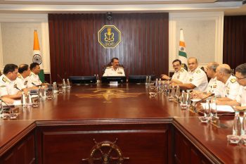 The First Naval Commanders' Conference begins at the Nausena Bhawan in New Delhi.