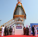 The Next Generation Offshore Patrol Vessel (Yard 1280, Shachi) was launched at Ms GSL, Goa.