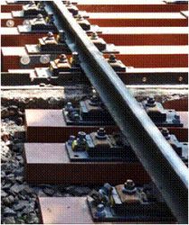 The Railways will now install modern composite sleepers.