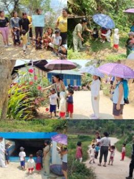 Under the 'Poshan Pakhwada 2026' initiative, a 'Nature Walk Day' was organized at an Anganwadi center in Mizoram to promote early education and environmental awareness.
