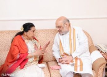 Union Home and Cooperation Minister Shri Amit Shah expressed deep condolences on the passing of renowned singer Asha Bhosle.