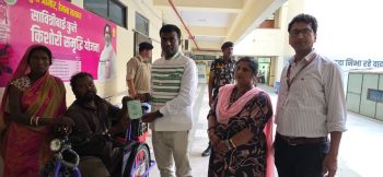 Differently-abled Robin Malkar received a ration card within just a few minutes.