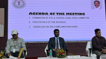 District-Level Review Meeting with Principals of Private Schools