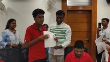 District Magistrate-cum-Deputy Commissioner, Ranchi Shri Manjunath Bhajantri met special children.