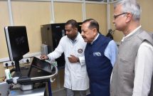 Dr. Jitendra Singh took stock of SATHI, an interdisciplinary center established at BHU in Varanasi.
