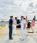INS Sagardhwani arrives at Port Klang, Malaysia.