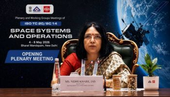 India hosted the meetings of the ISO's international subcommittee on ‘Space Systems and Operations’ for the first time.