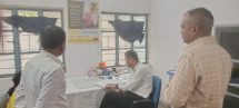 Inspection of primary health center as per the instructions of DC Ranchi Manjunath Bhajantri.