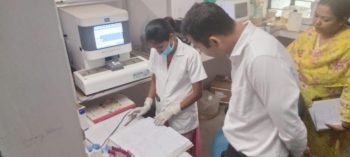Inspection of primary health center as per the instructions of DC Ranchi Manjunath Bhajantri.