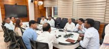 Meeting regarding Treasury-related matters presided over by Ranchi DC, Shri Manjunath Bhajantri.