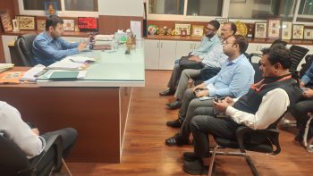 Meeting with representatives of oil companies as per the direction of District Magistrate-cum-Deputy Commissioner, Ranchi Shri Manjunath Bhajantri